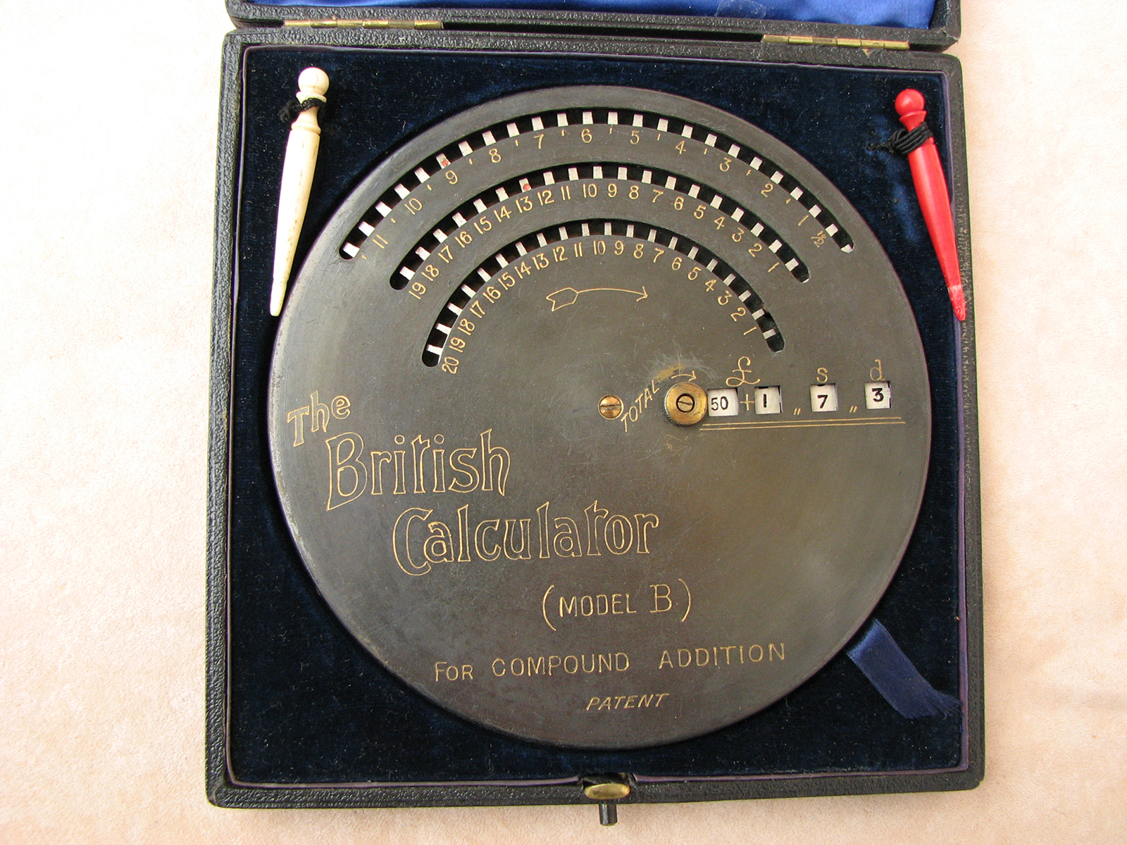 Early BriCal Money Calculator by T J Marshall circa 1907